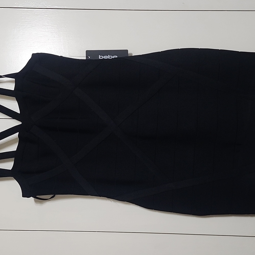Bebe Black Bandage Dress